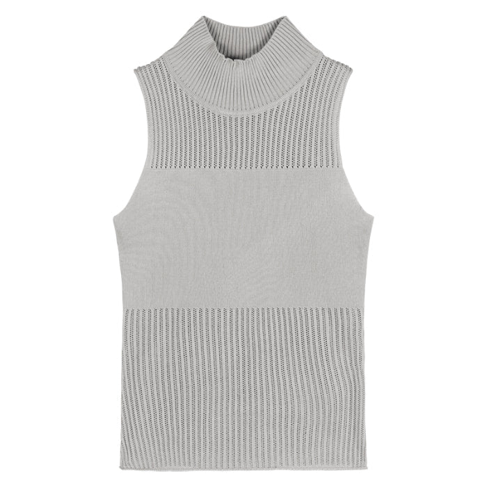 Pydshop Knitted Sleeveless Tank Top Women's Hollow Out Chic And Sexy Thin Summer Tops Y2k Clothing 2024