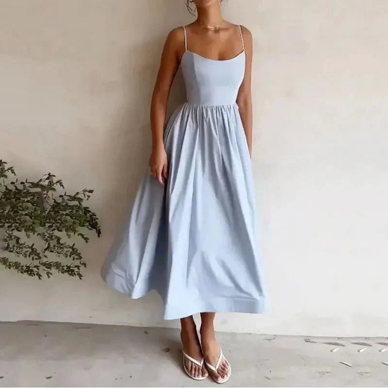 Elegant Fashion Midi Summer Dress