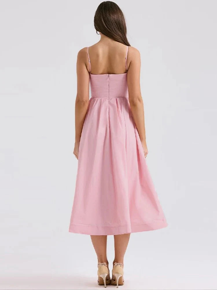 Elegant Fashion Midi Summer Dress