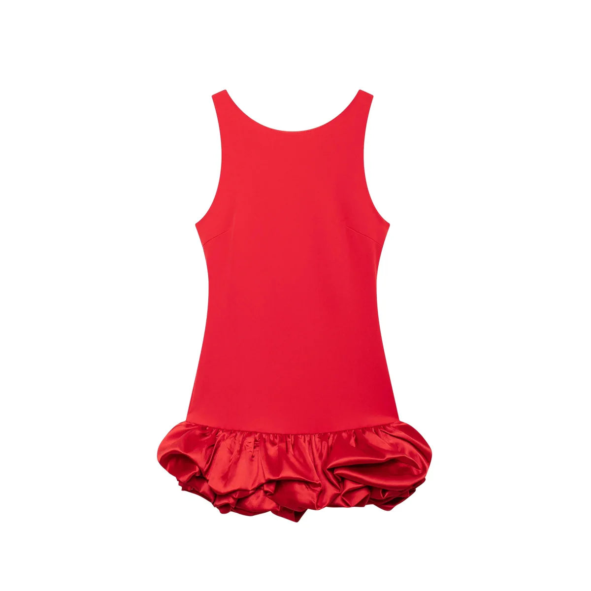 Elegant Ruffle Pleated Mini Dresses