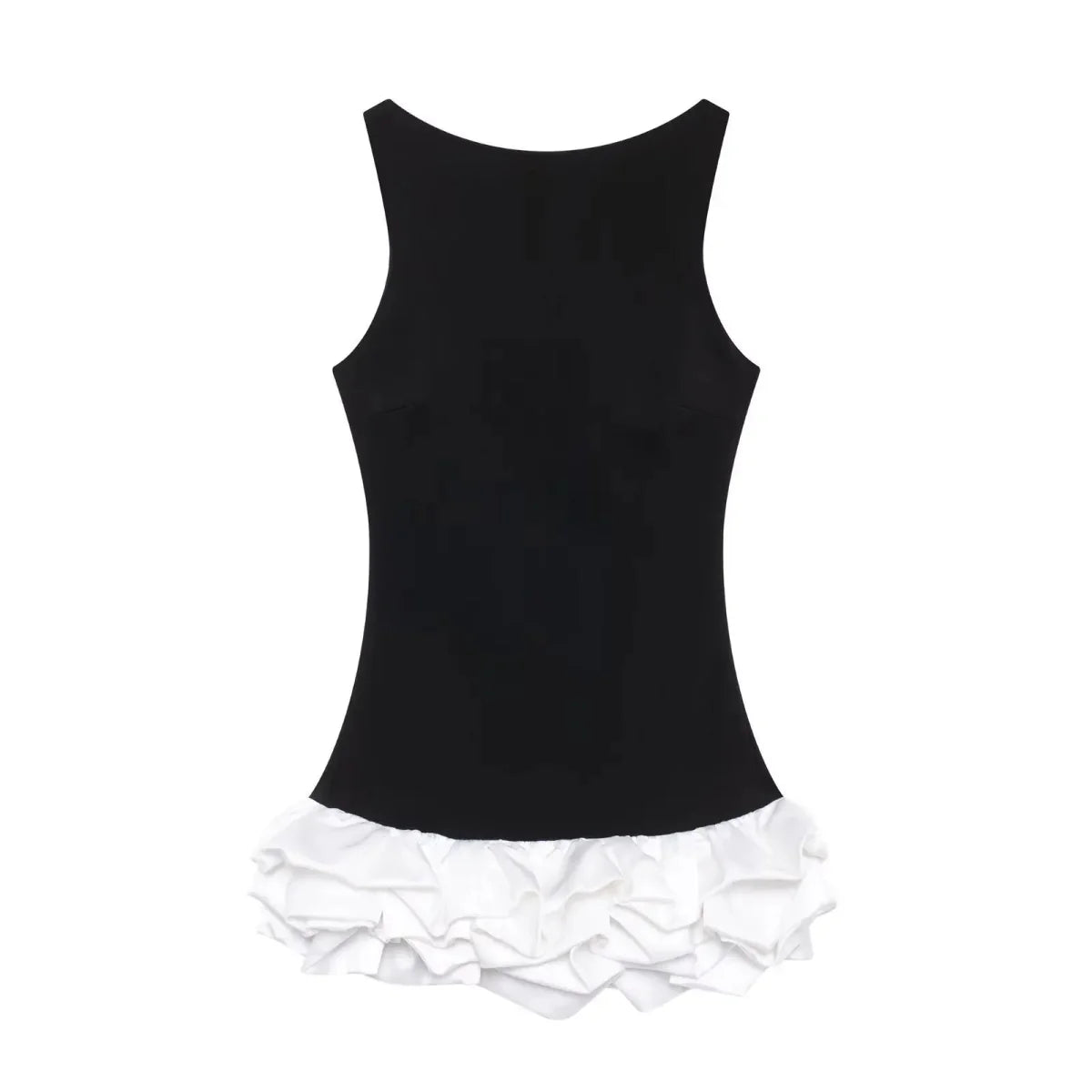 Elegant Ruffle Pleated Mini Dresses