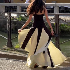 Elegant Sleeveless A-Line Maxi Dress