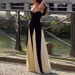 Elegant Sleeveless A-Line Maxi Dress