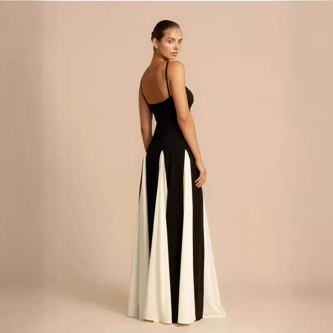 Elegant Sleeveless A-Line Maxi Dress