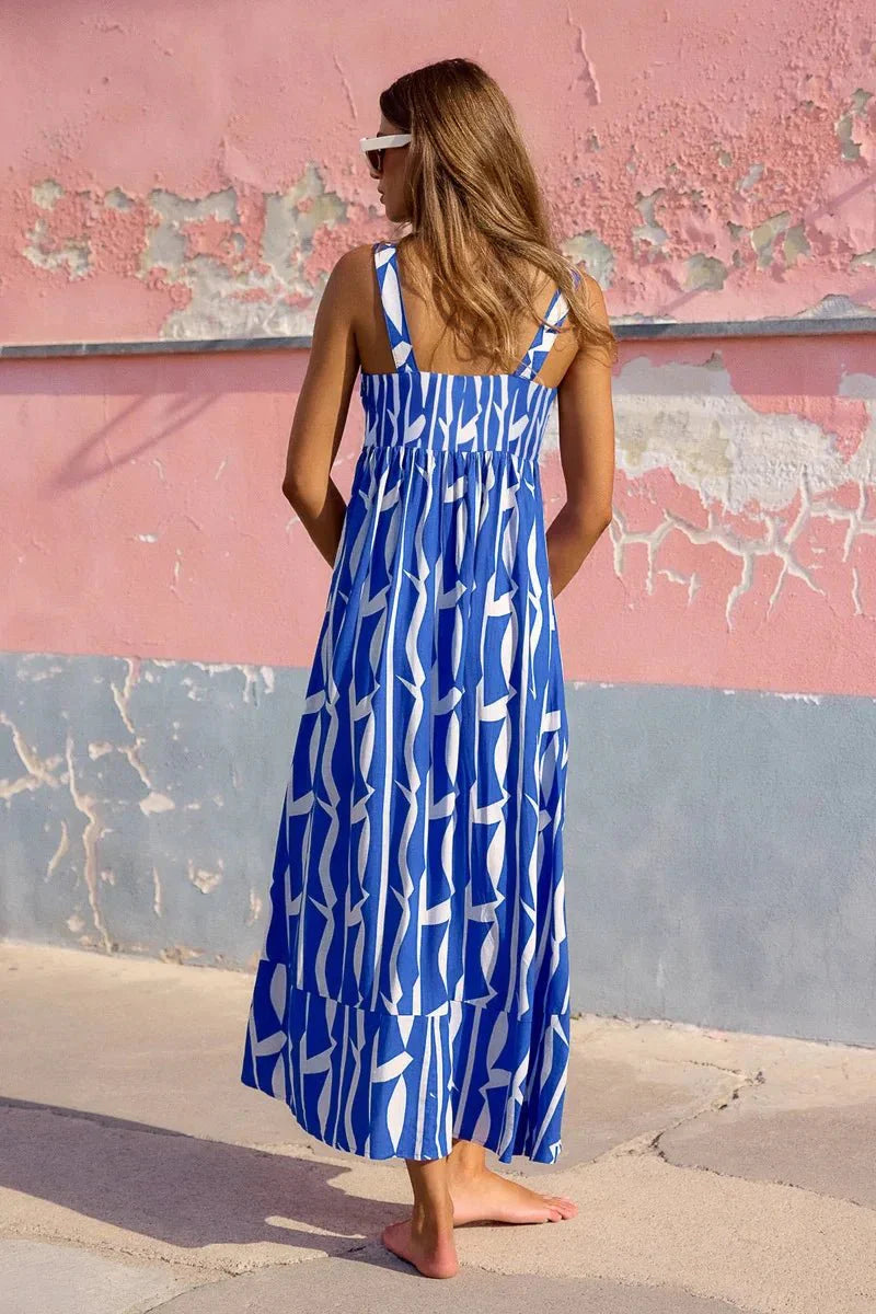Elegant Summer A-Line Maxi Dress