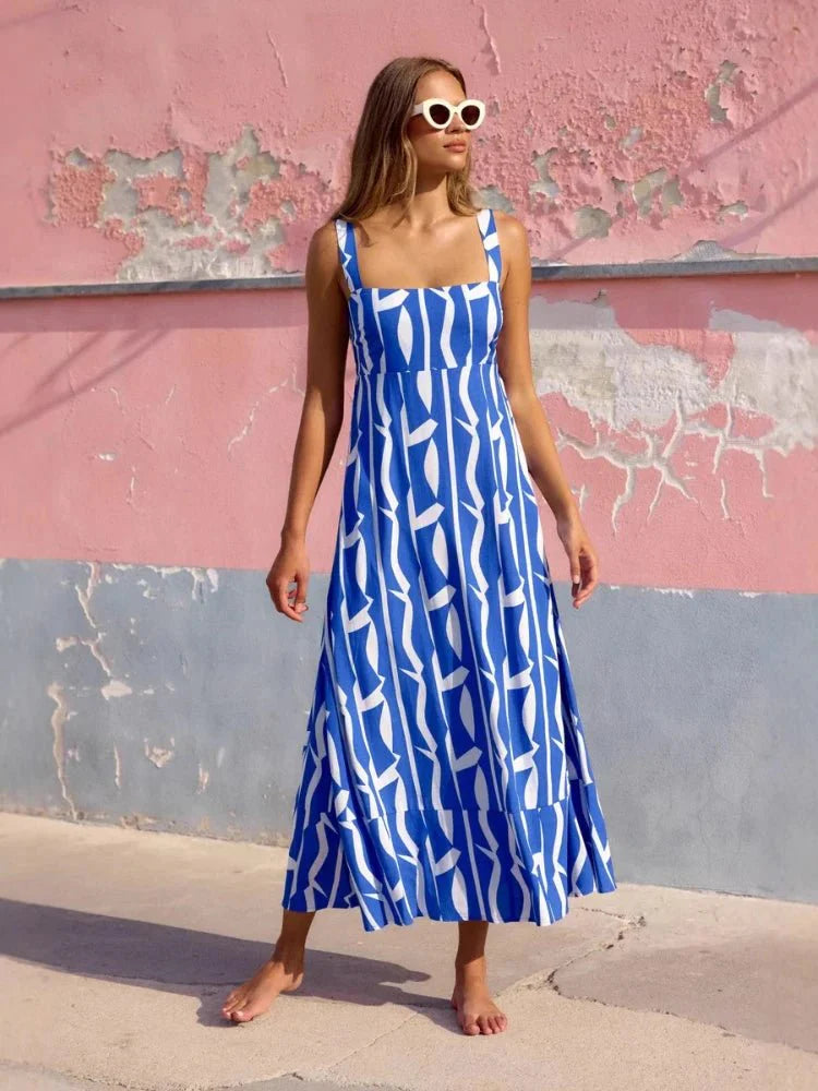 Elegant Summer A-Line Maxi Dress