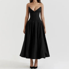 Elegant Summer Strapless Dress