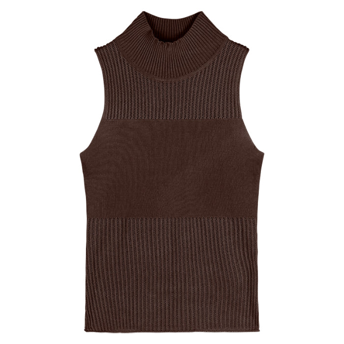 Pydshop Knitted Sleeveless Tank Top Women's Hollow Out Chic And Sexy Thin Summer Tops Y2k Clothing 2024