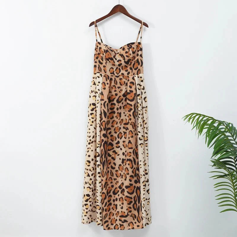Fashion Leopard Print Bodycon Dress