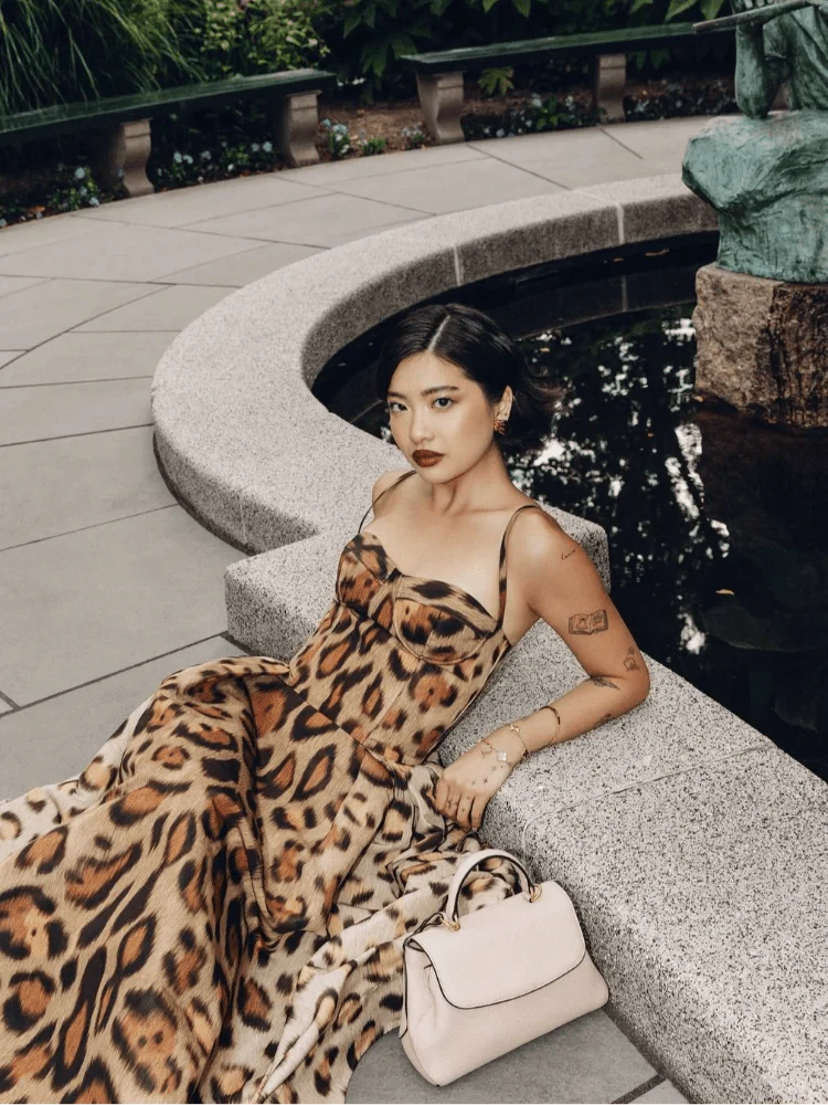 Fashion Leopard Print Bodycon Dress