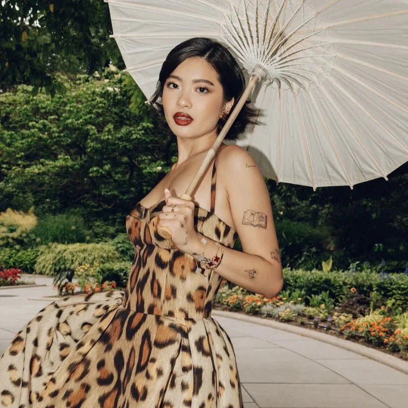 Fashion Leopard Print Bodycon Dress