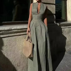 Fashion Slim Long Vacation Casual Dress