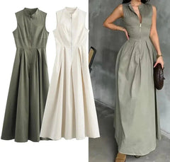 Fashion Slim Long Vacation Casual Dress