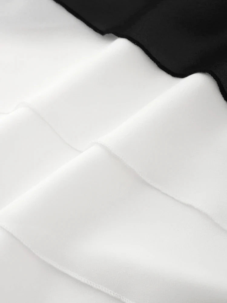 Gradient Mesh Patchwork Black Party Evening Dresses