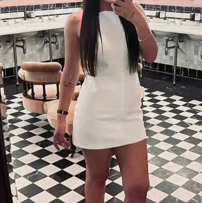 Halter Neckline Bodycon Mini Dress