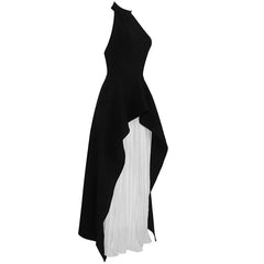 Halter Open Back Two-Piece Set