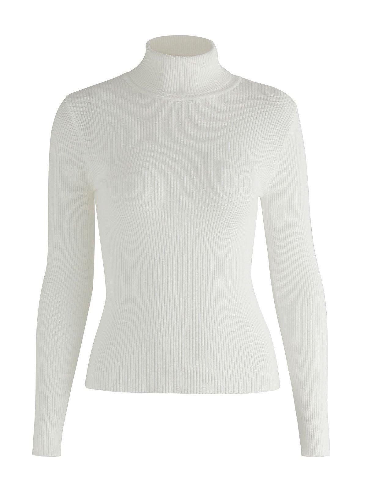 Pydshop High Neck Jumper Knit Top