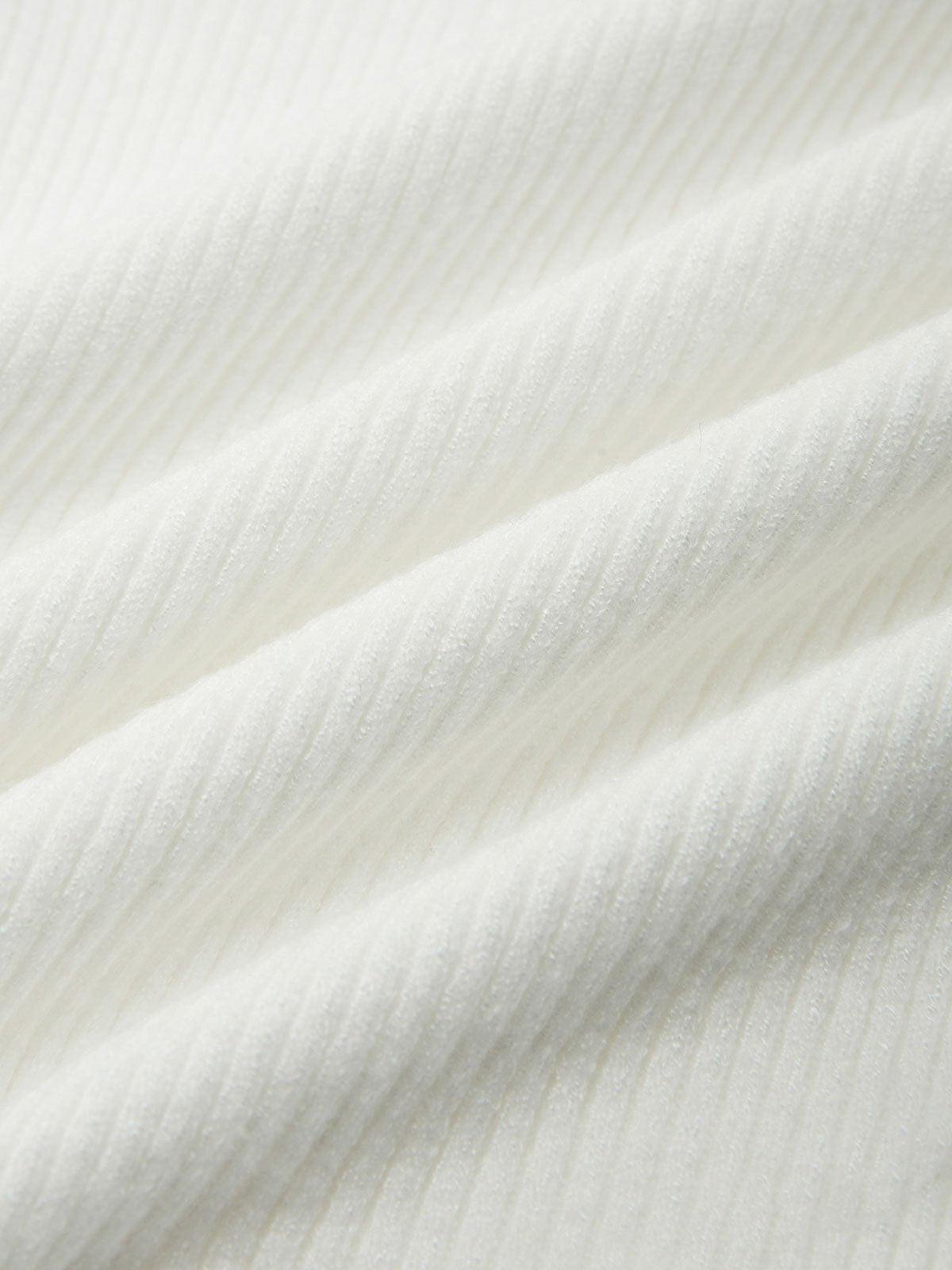 Pydshop High Neck Jumper Knit Top