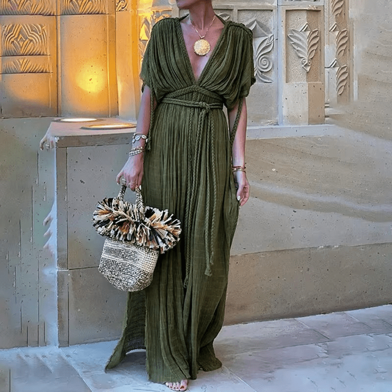 Hollow Out Party Club Off the Shoulder Maxi Dress