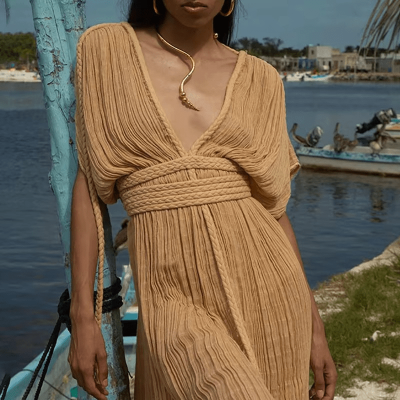 Hollow Out Party Club Off the Shoulder Maxi Dress