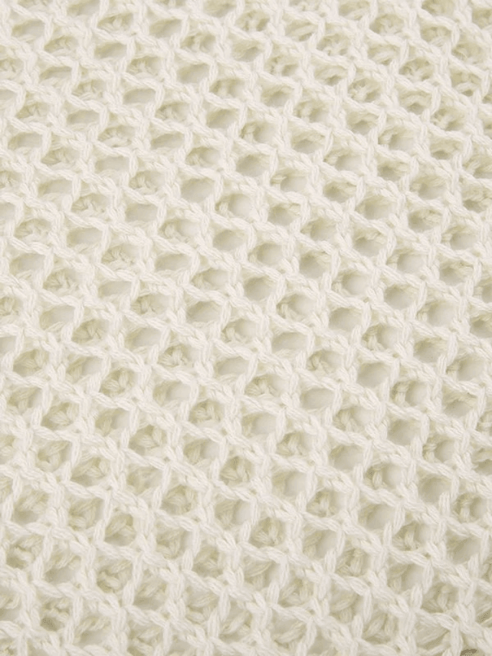 Pydshop Hollow Out Star Crochet Knit Top