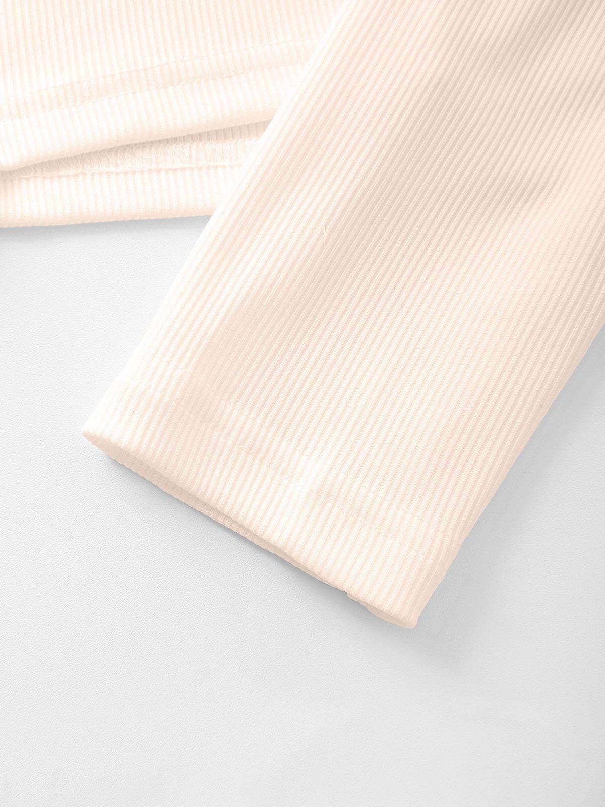 Pydshop Long Sleeve Ribbed Crop Top