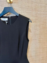 Mesh Patchwork Block Vintage Evening Dress