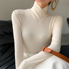 Charlotteâ„?Overlapping Turtleneck Sweater