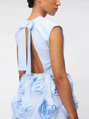 O Neck Sleeveless High Waist Dresses