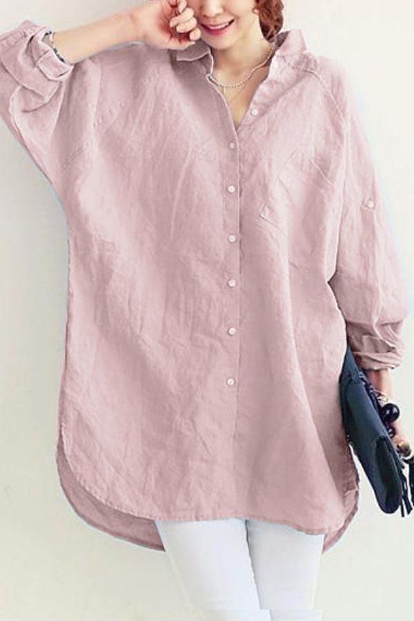 Oversized Linen Shirt