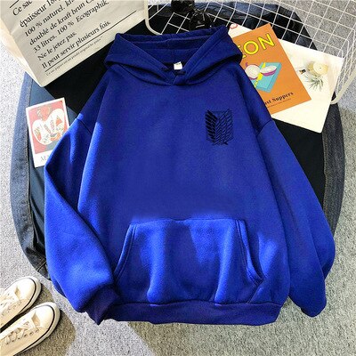Pydshop 2024 Anime Hoodie Attack on Titan Hoodied Long Sleeve Streetwear Harajuku Sweatshirt Women Unisex Sport Hoody Green Tops G1