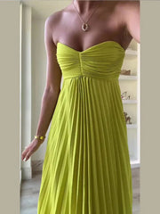 Sexy Strapless Long Dress - Beach Style
