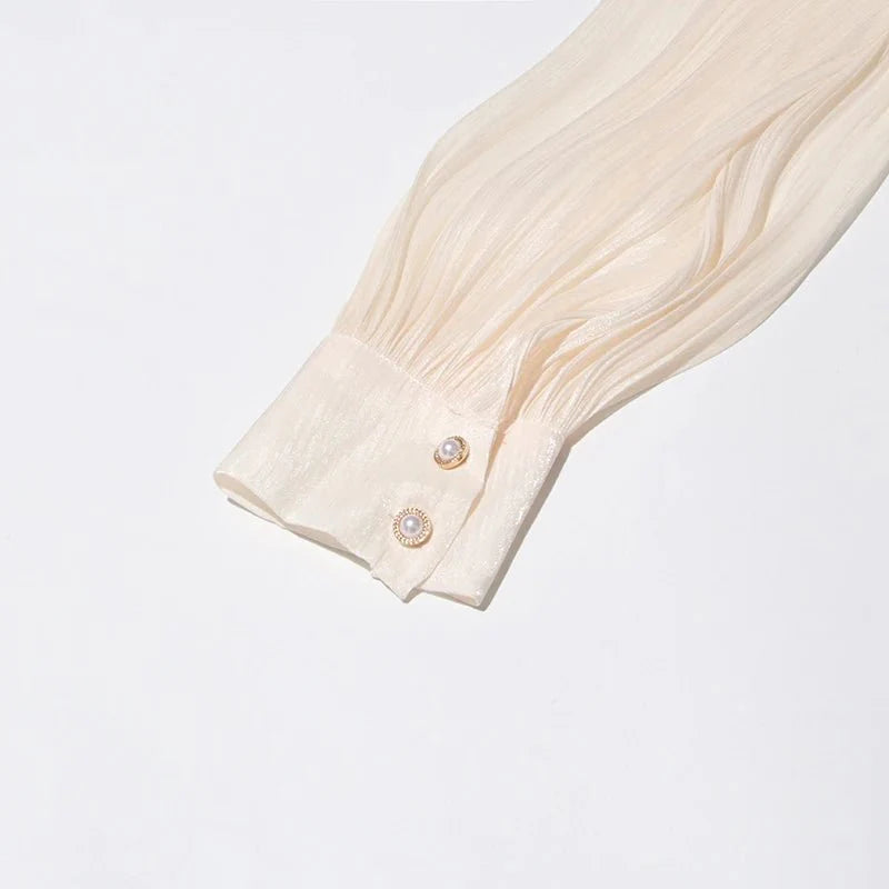 Solid Blouse Mini Dress