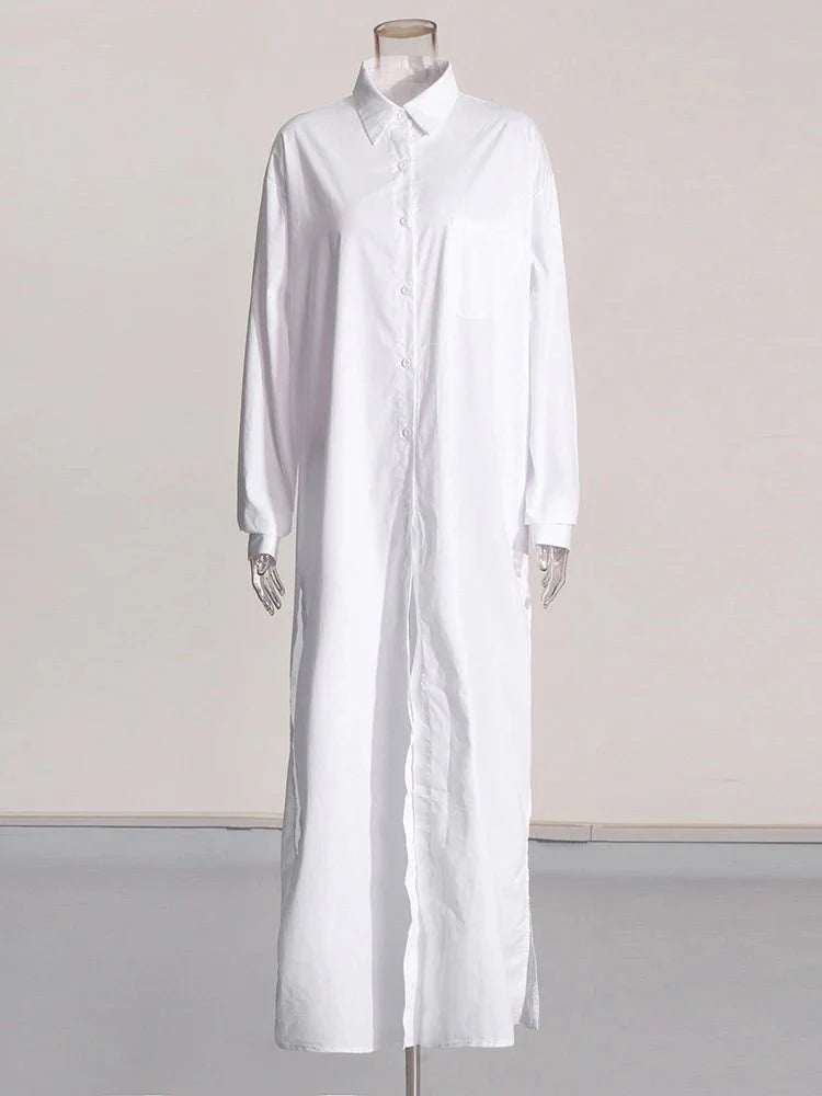 Solid Minimalist Loose Dress