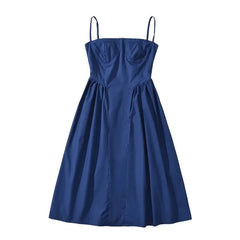 Spaghetti Straps Vintage Dress