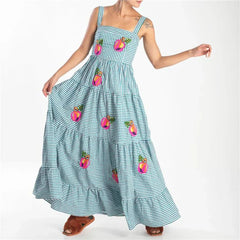 Stylish Sleeveless A-Line Dress