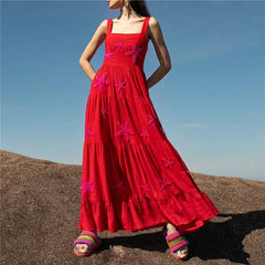 Stylish Sleeveless A-Line Dress