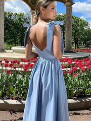 Summer Elegant High Waist Dress