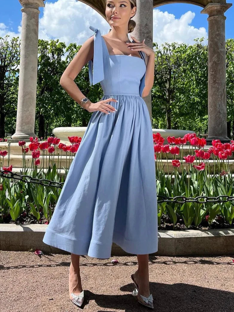 Summer Elegant High Waist Dress