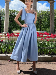 Summer Elegant High Waist Dress
