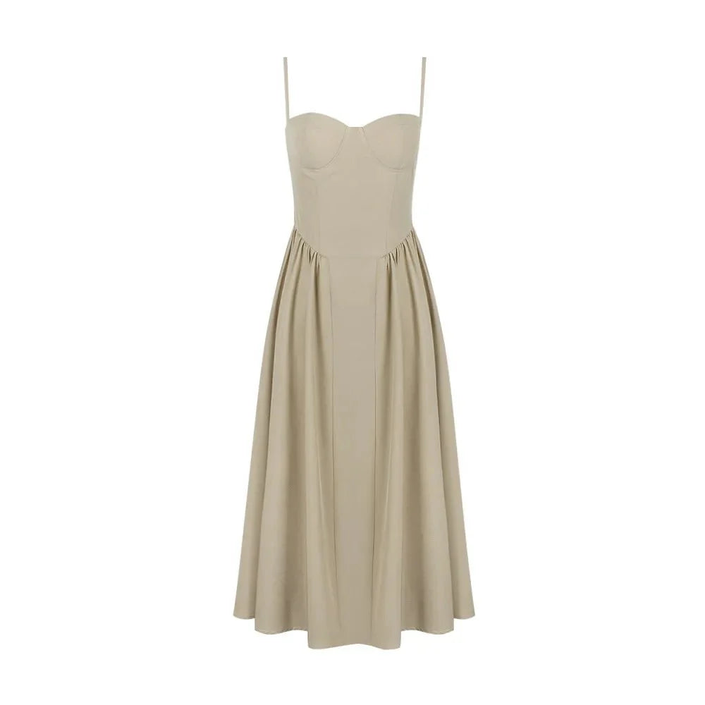 Summer Elegant Midi A-Line Lovely Dress