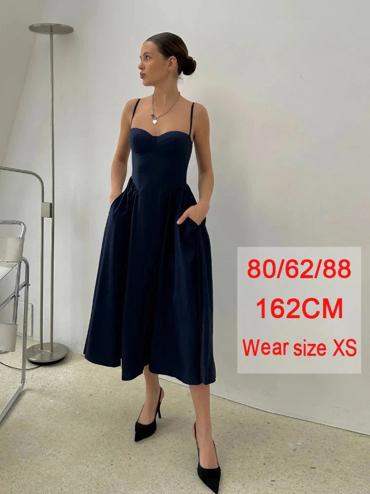 Summer Elegant Midi A-Line Lovely Dress