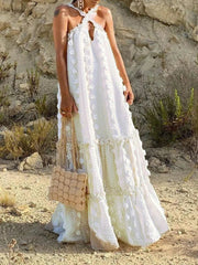 Summer Fashion V-Neck Sleeveless Dress