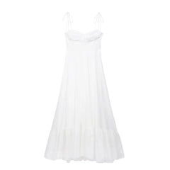 Tiered High-Waist A-line Dress