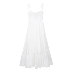 Tiered High-Waist A-line Dress
