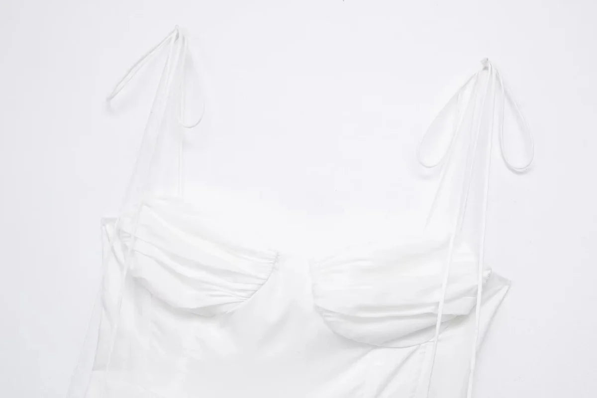 Tiered High-Waist A-line Dress