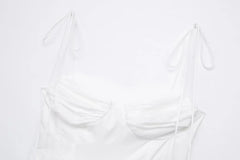 Tiered High-Waist A-line Dress