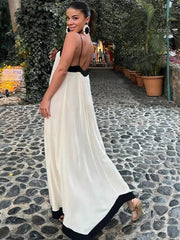 V-Neck Sleeveless Dress