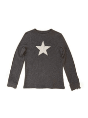 Pydshop Vintage Star Long Sleeve Knit Top