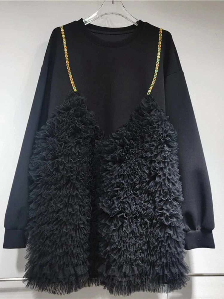 Patchwork Two-Piece T-Shirt Dress